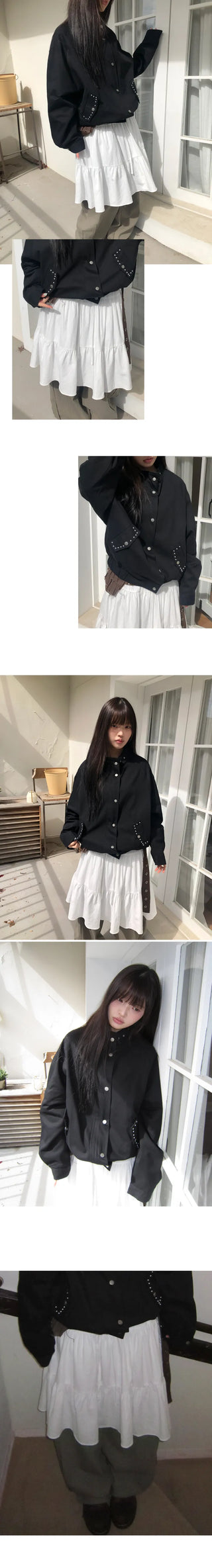 Narin Tiered Midi Skirt