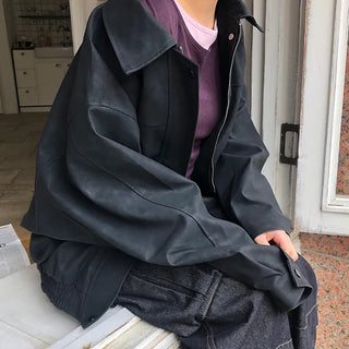 Jeran Oversized Suede Jacket