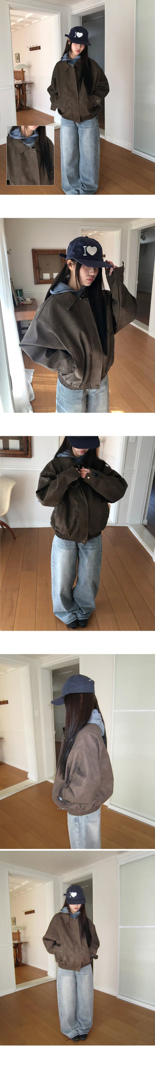 Jeran Oversized Suede Jacket