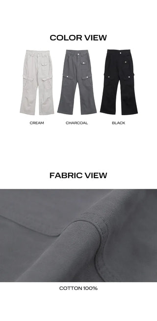 Kehin Cargo Bootcut Pants