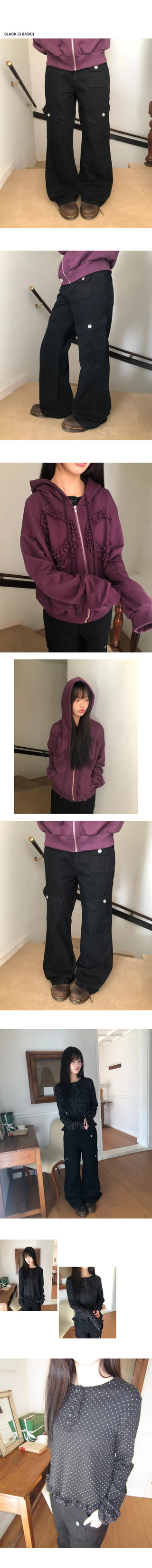 Kehin Cargo Bootcut Pants