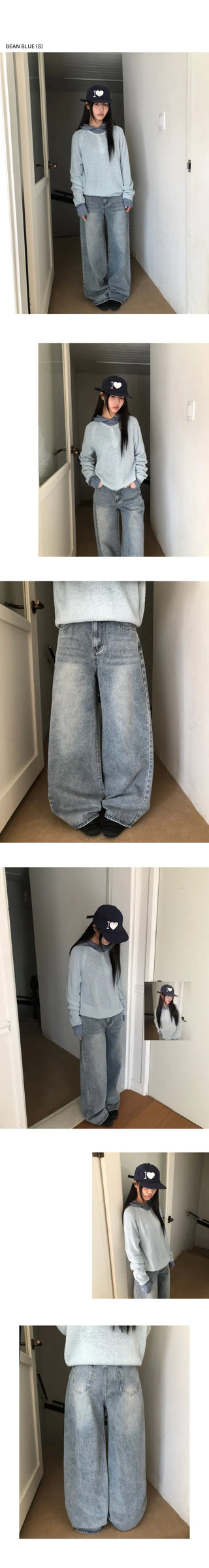 Jaron Washed Wide Denim Pants