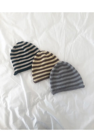Beheel Stripe Shirred Beanie