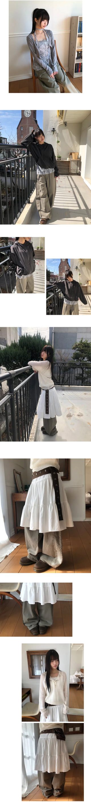 Kenu Cutout Balloon Wide Cotton Pants