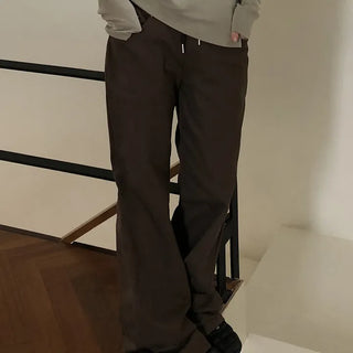 Novan Ribbed Elastic Bootcut Pants