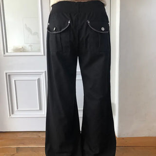 Novan Ribbed Elastic Bootcut Pants