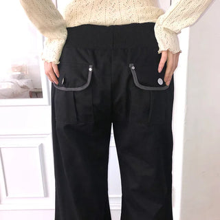 Novan Ribbed Elastic Bootcut Pants