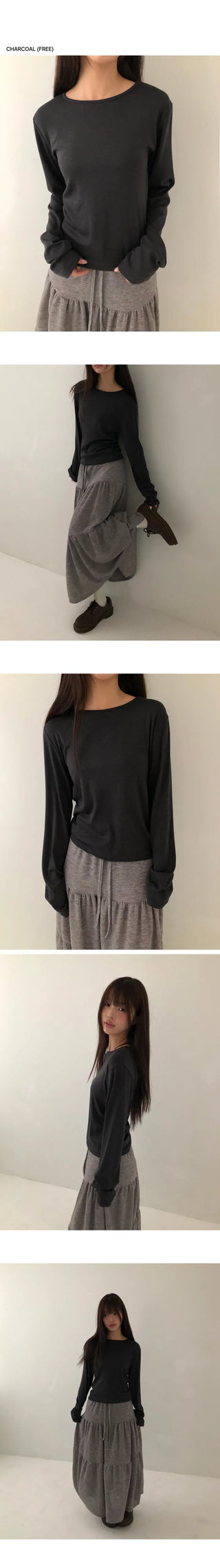 Kobon Round Long Sleeve T-shirt