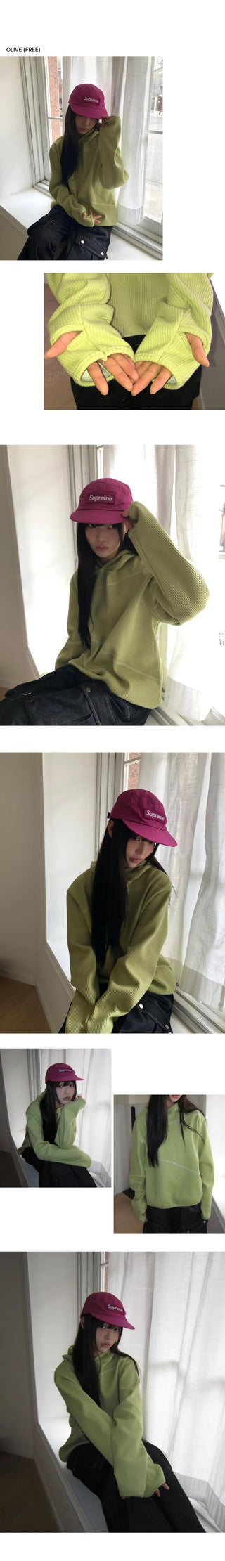 Kuhin Waffle Warmer Hoodie