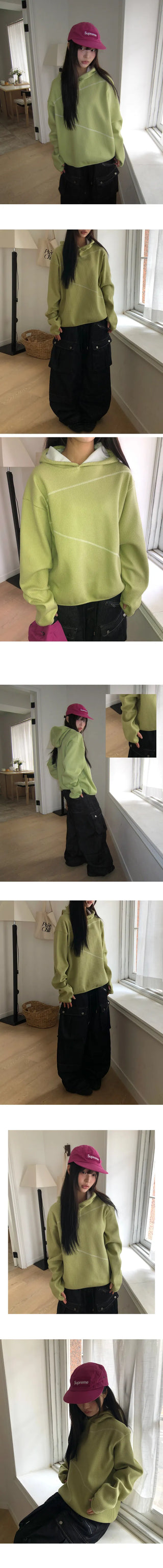 Kuhin Waffle Warmer Hoodie