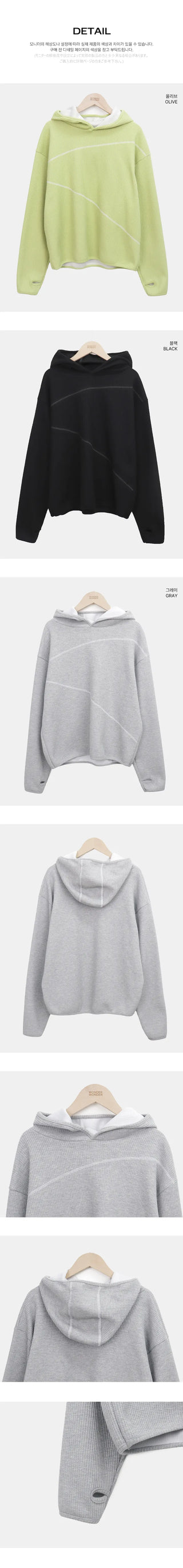 Kuhin Waffle Warmer Hoodie