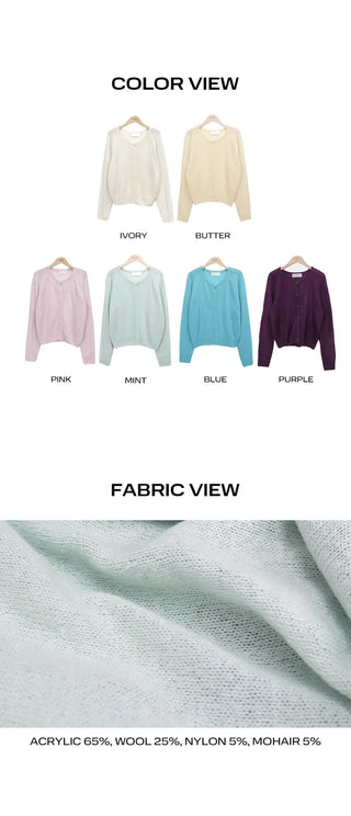 Luann Basic Round Knit Cardigan