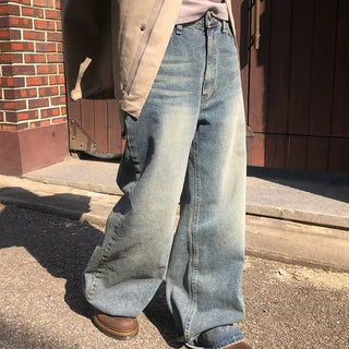 Doel Bootcut Washed Denim Pants