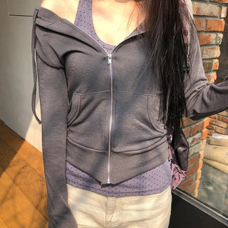 Duan Soft Wool Zip-up Hoodie