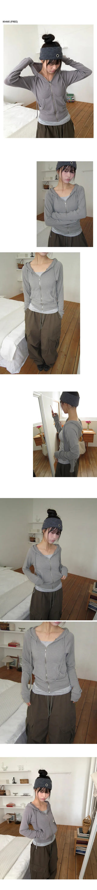 Duan Soft Wool Zip-up Hoodie