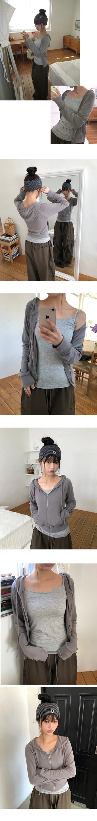 Duan Soft Wool Zip-up Hoodie