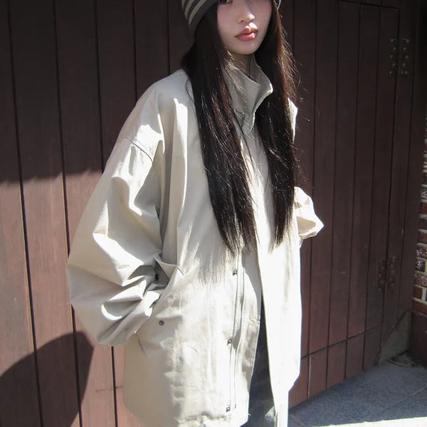 Seden High-Neck String Field Jacket
