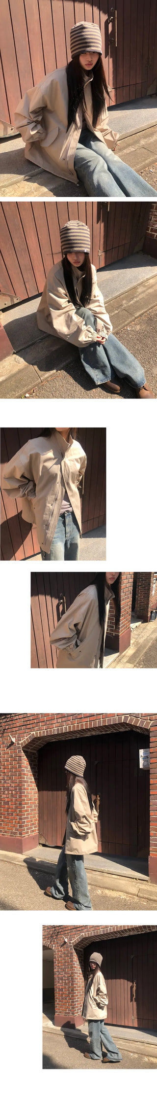 Seden High-Neck String Field Jacket