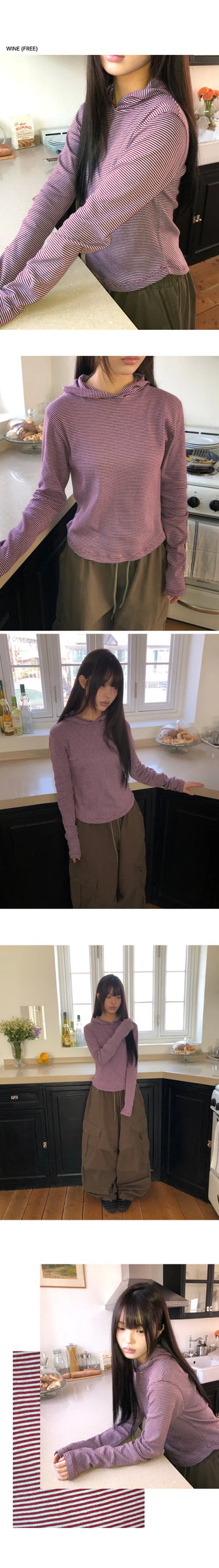 Rashu Striped Hoodie