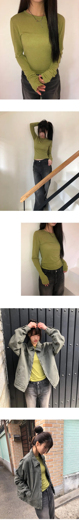 Shiro Layered Long Sleeve T-shirt