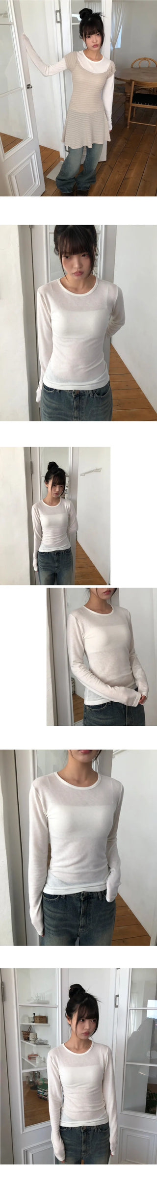 Shiro Layered Long Sleeve T-shirt