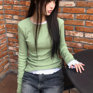 Uel Wavy Fine Ribbed Knit