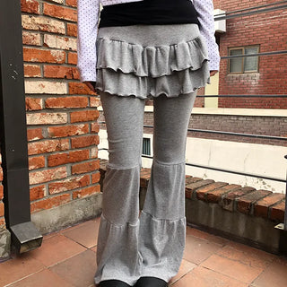 Buell Tiered Bootcut Skirt Pants