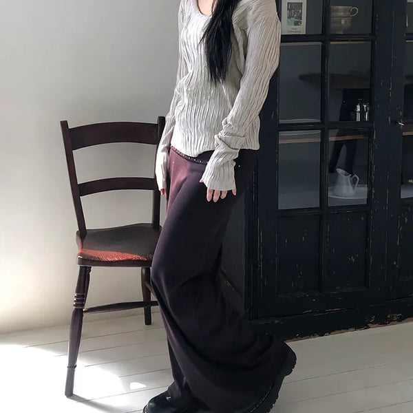 Sureden Studded Maxi Long Skirt