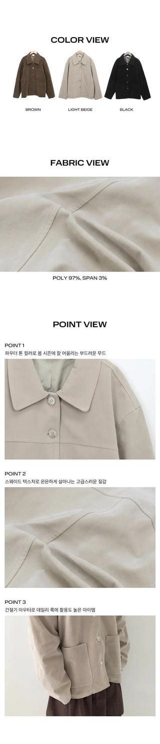 Kaen Suede Powder Jacket
