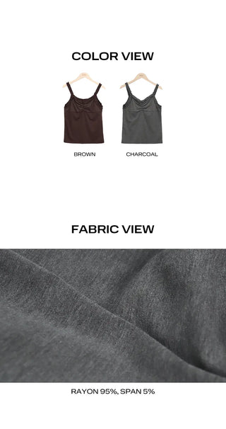 Buyen Dot Frill Sleeveless