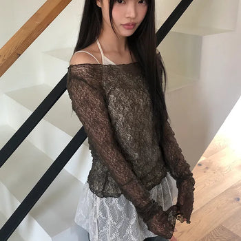 Shuhin Layered Lace Knit