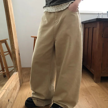 Hashu Natural Cotton Wide Pants