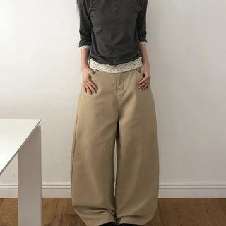 Hashu Natural Cotton Wide Pants