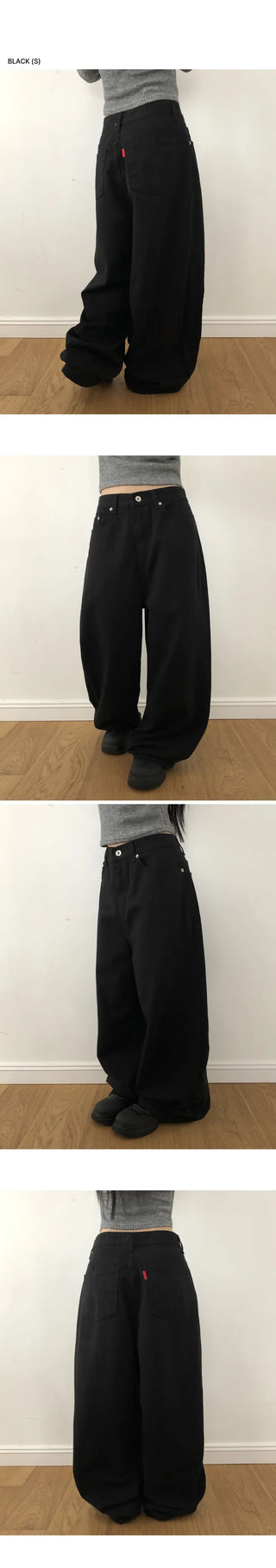 Hashu Natural Cotton Wide Pants
