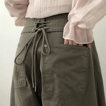 Haven Back Corset Balloon Wide Pants