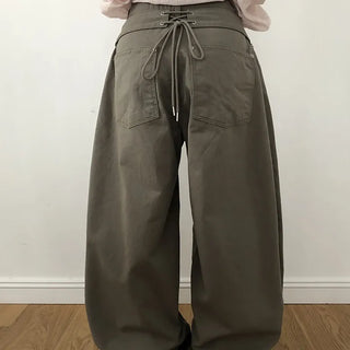 Haven Back Corset Balloon Wide Pants