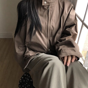 Ruhen Minimal Harrington Two-Way Jacket