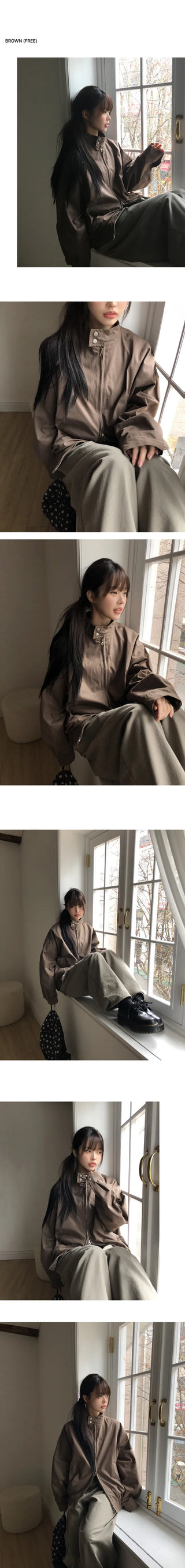 Ruhen Minimal Harrington Two-Way Jacket