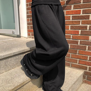 Juke Folding Overside Pintuck Snap Training Pants
