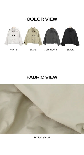 Ruben Double Trench Short Jacket