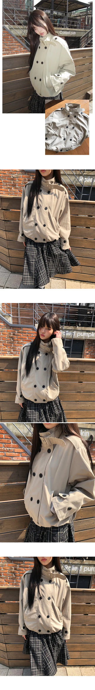 Ruben Double Trench Short Jacket