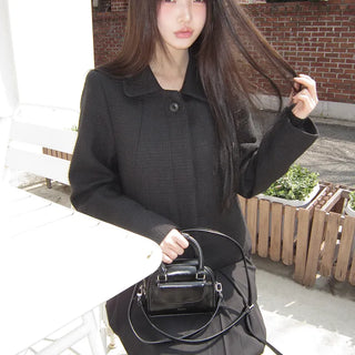 Bellen Button Tweed Jacket