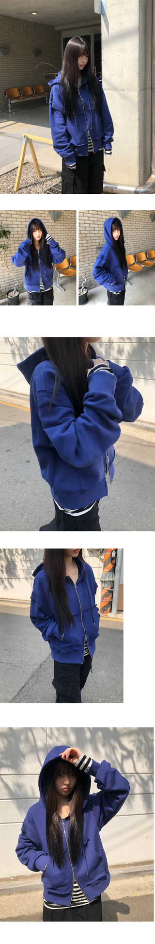 Rokim Dekki Two-way Zip-up Hoodie