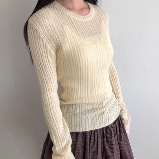 Loez Mohair Delicate Fit Ribbed Knit