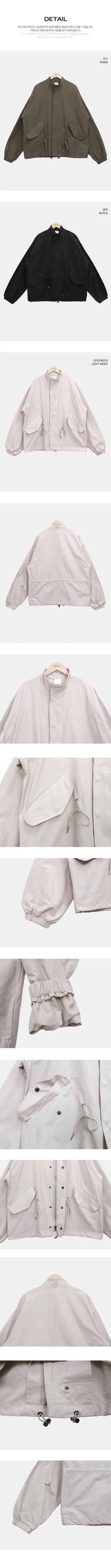 Rokel High-neck String Single-layer Short Field Jacket