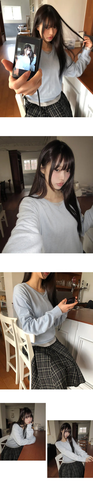 PEL Basic V-neck Knit