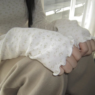 Sidew Small Floral Wave Long Sleeve T-shirt