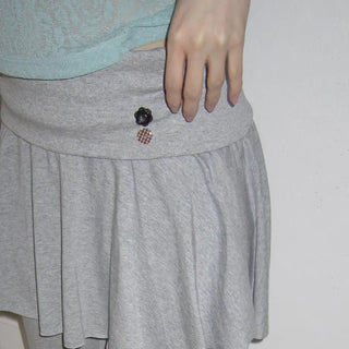 Paru Folding Bootcut Skirt Pants