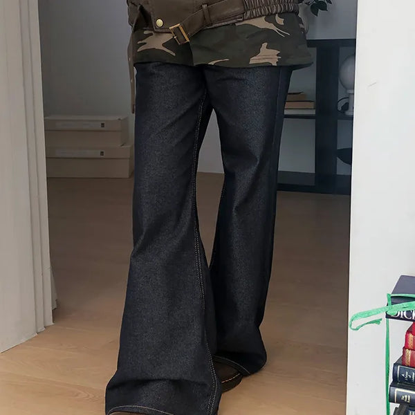 Kouin Bootcut Raw Denim Pants