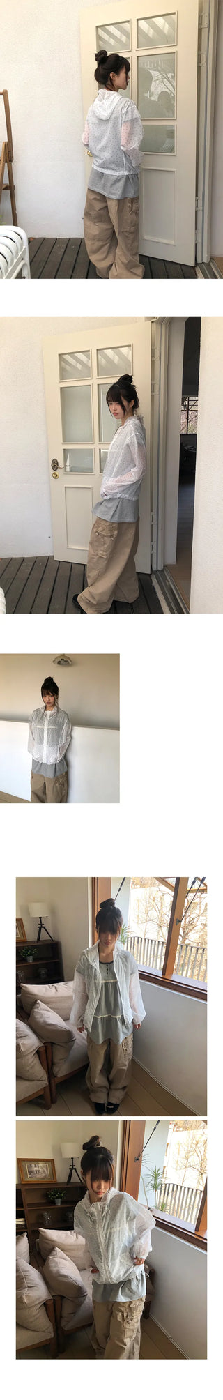 Karn Multi-Pocket Wide Cargo Pants